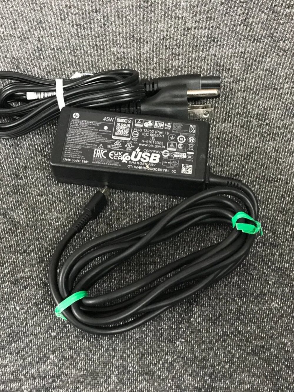Genuine HP Laptop Charger AC Power Adapter L42206-002 L43407-001 USB-C 45W